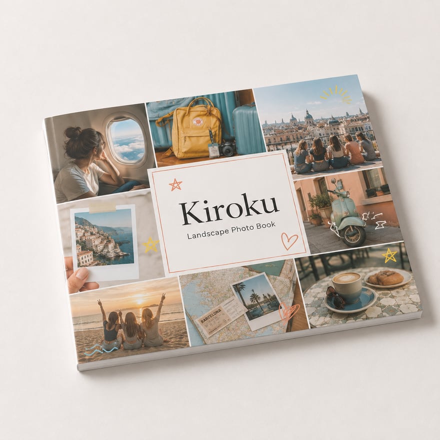 The Kiroku Landscape photo book, horizontal format